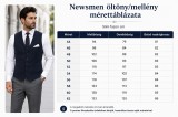                Newsmen férfi szövet mellény - Fekete
